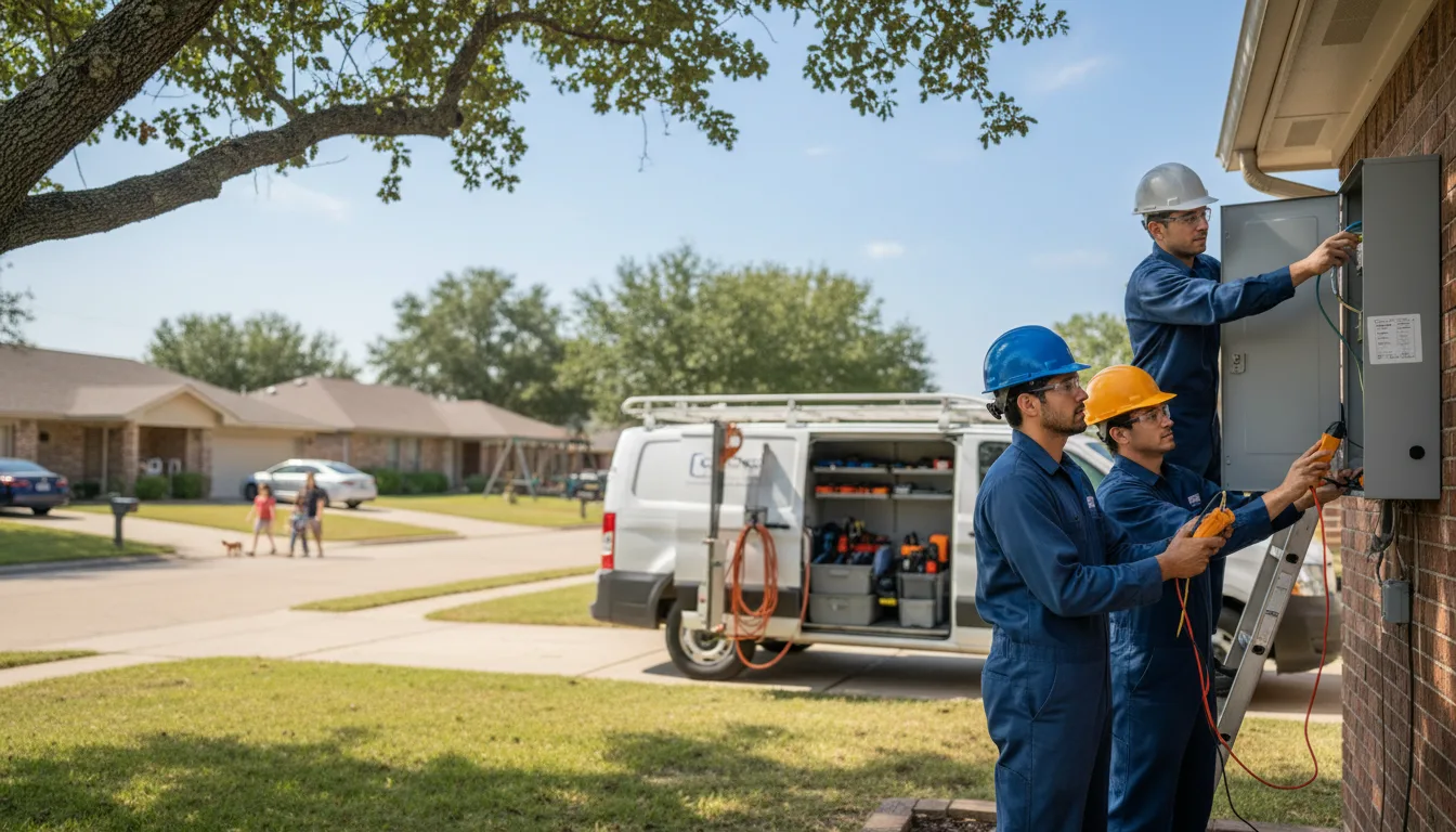 Certified electrician providing emergency electrical services in Brookdale, CA